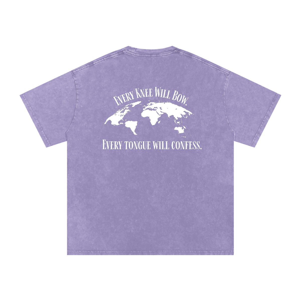 Every Knee Will Bow Snow Washed Tee