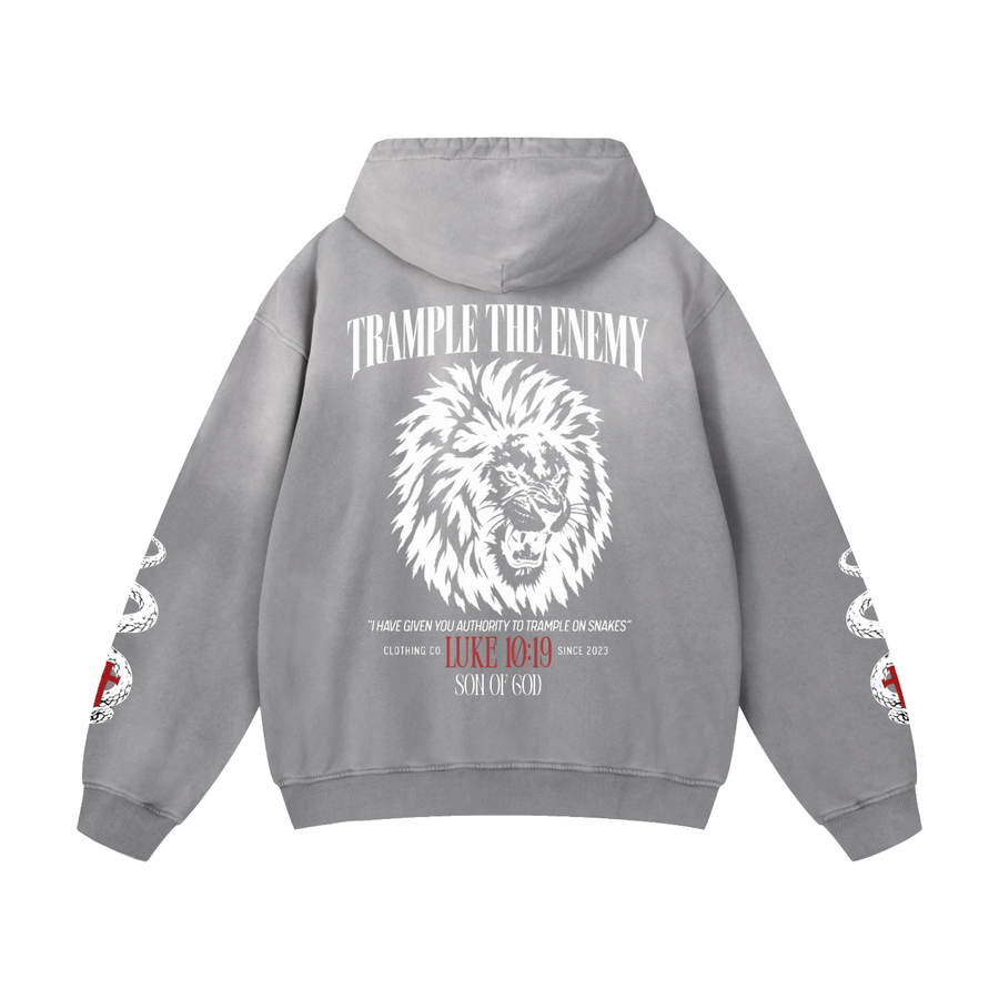 Trample The Enemy Oversized Hoodie — alternate view