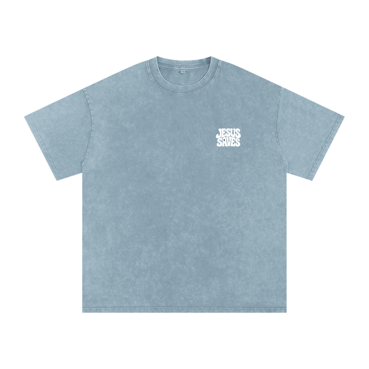 Jesus Saves Snow Washed Tee