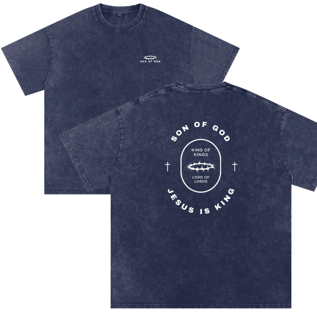 Snow Washed Oversized Tee