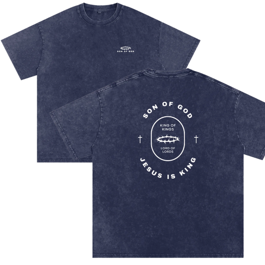 Snow Washed Oversized Tee [Crown of Thorns]