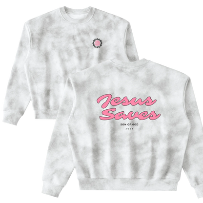 Women's Dirty Washed Boxy Fleeced Sweatshirt