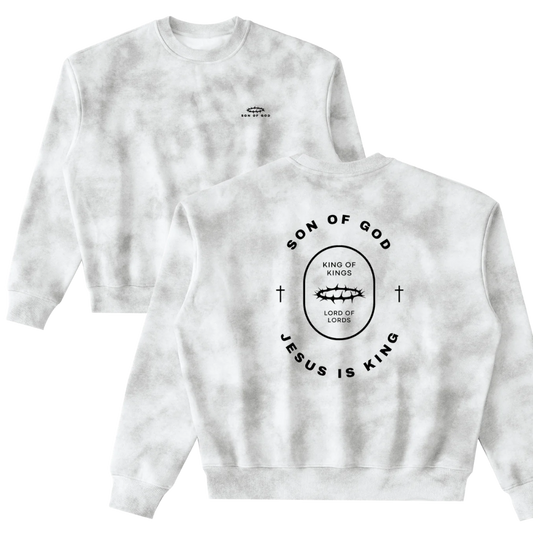 Dirty Washed Boxy Fleeced Sweatshirt