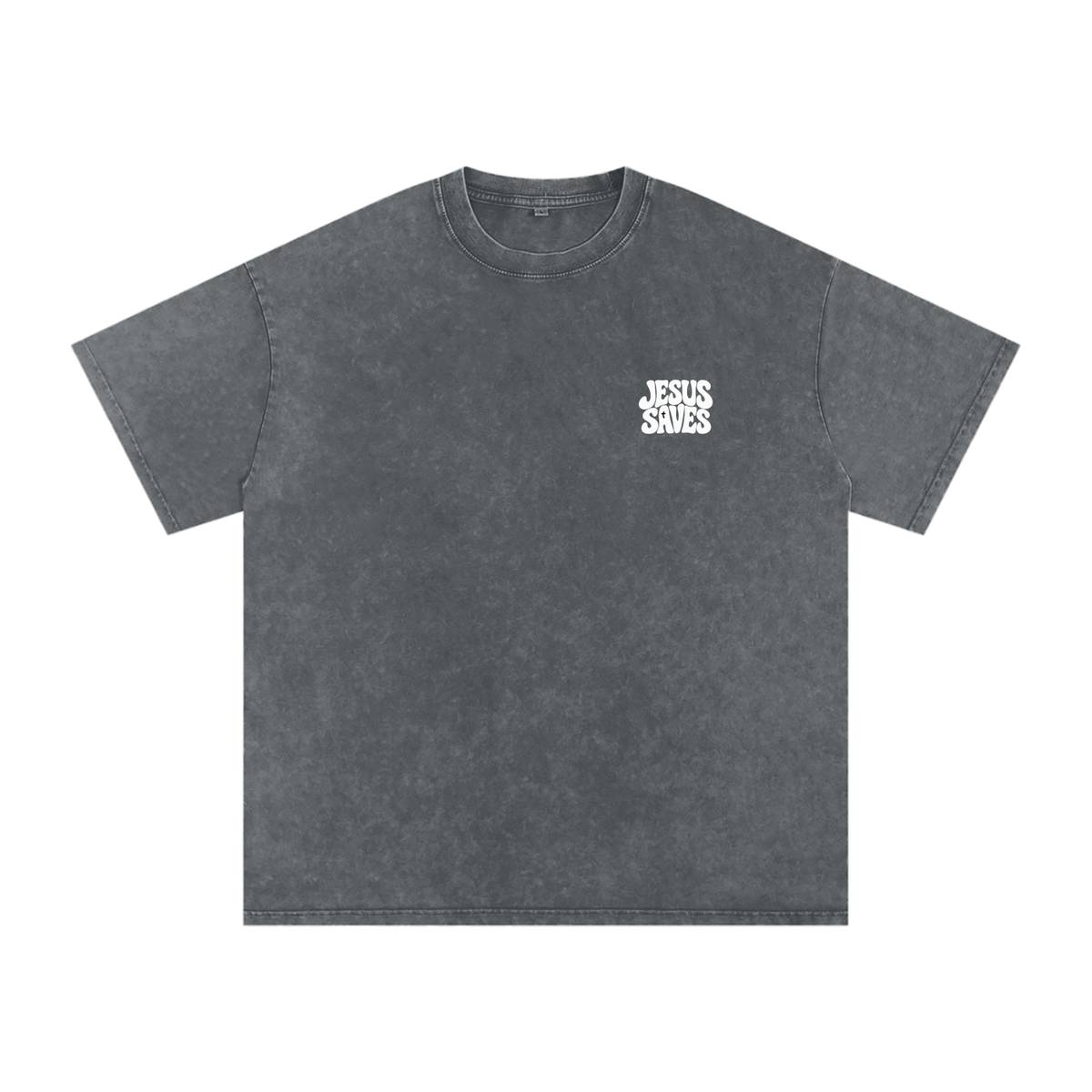 Jesus Saves Snow Washed Tee