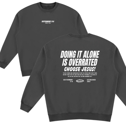 Unisex Vintage Wash Fleece Sweatshirt