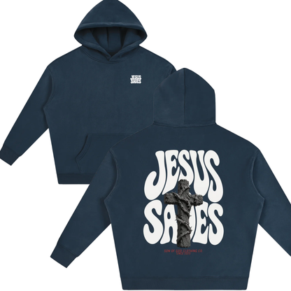 Jesus Saves Fleece Hoodie