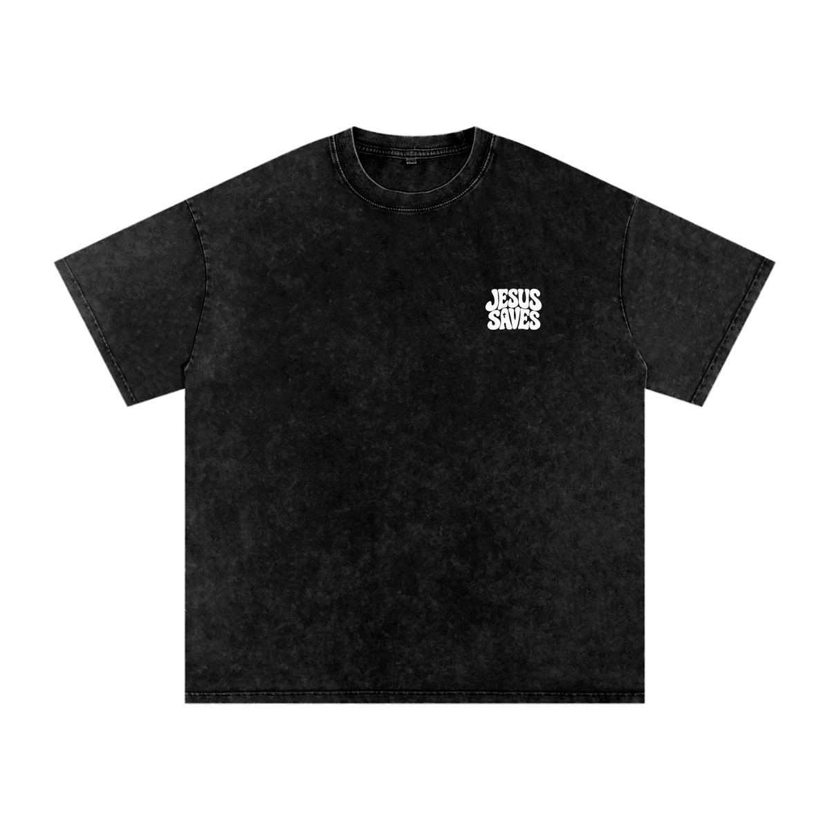 Jesus Saves Snow Washed Tee