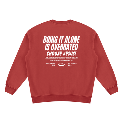 Unisex Vintage Wash Fleece Sweatshirt