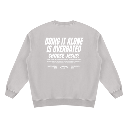 Unisex Vintage Wash Fleece Sweatshirt
