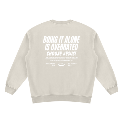 Unisex Vintage Wash Fleece Sweatshirt
