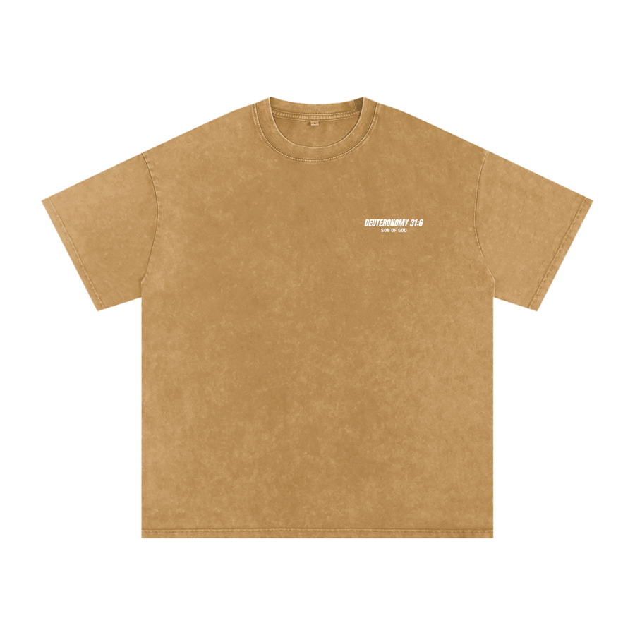Never Alone Snow Washed Tee — alternate view