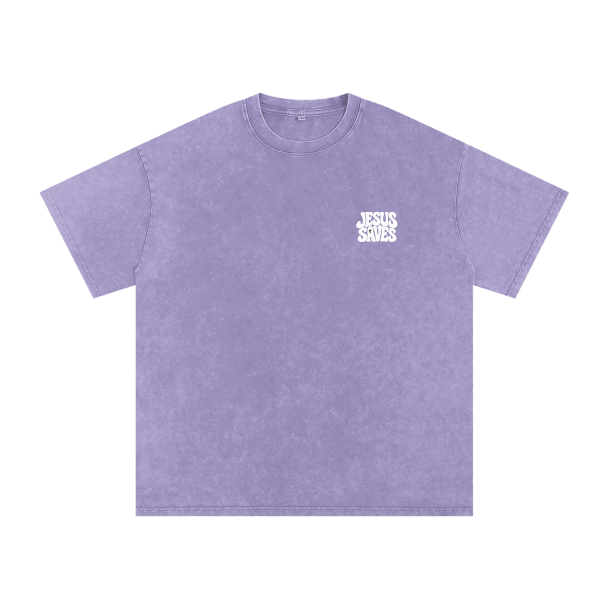 Jesus Saves Snow Washed Tee