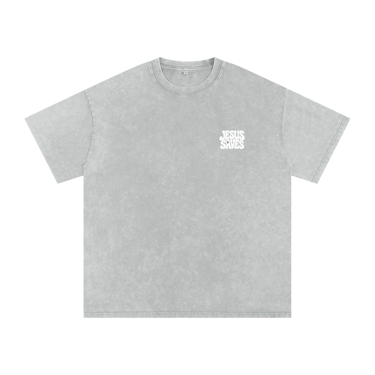 Jesus Saves Snow Washed Tee