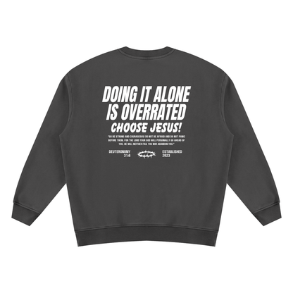 Unisex Vintage Wash Fleece Sweatshirt