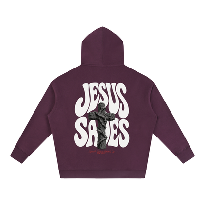 Jesus Saves Fleece Hoodie