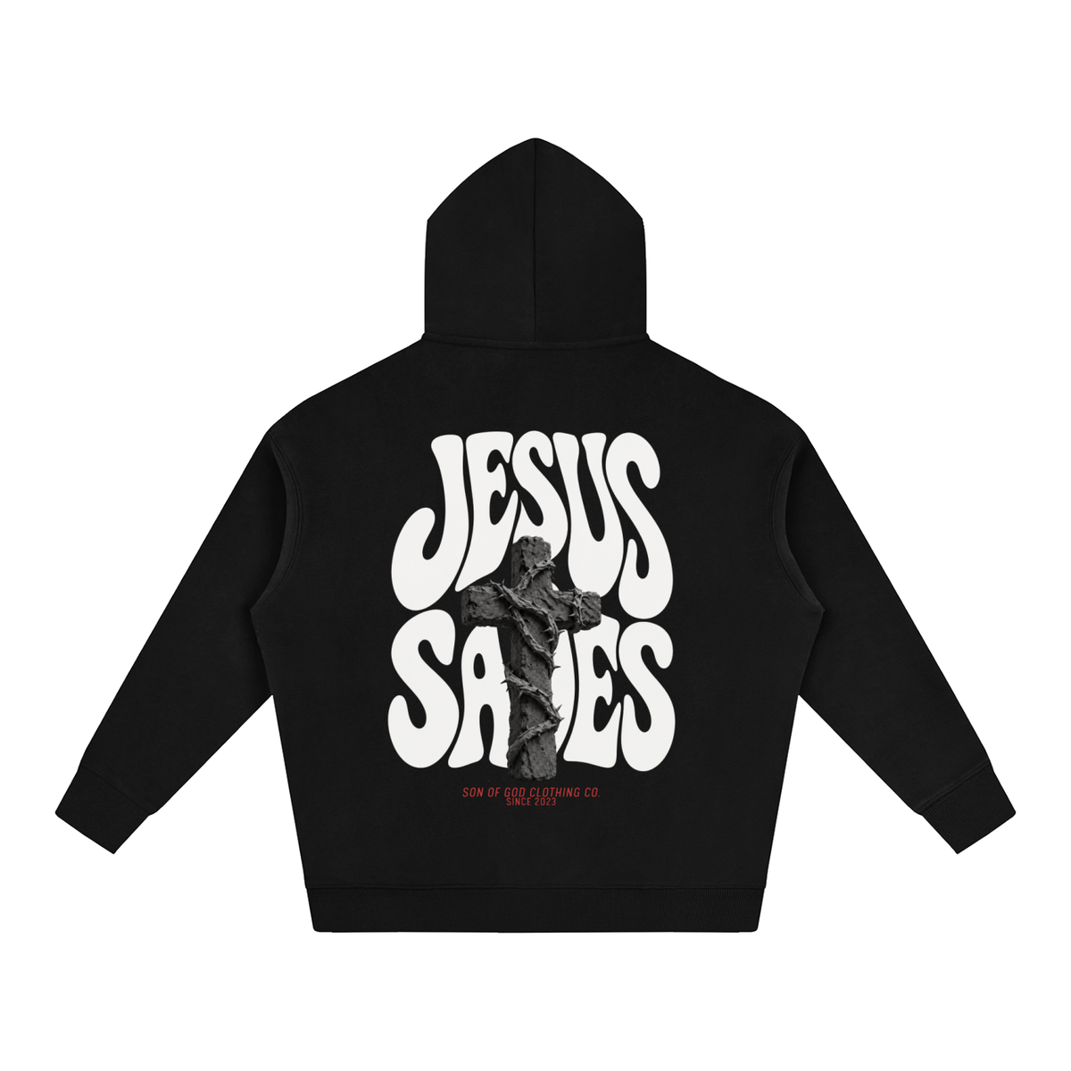 Jesus Saves Fleece Hoodie