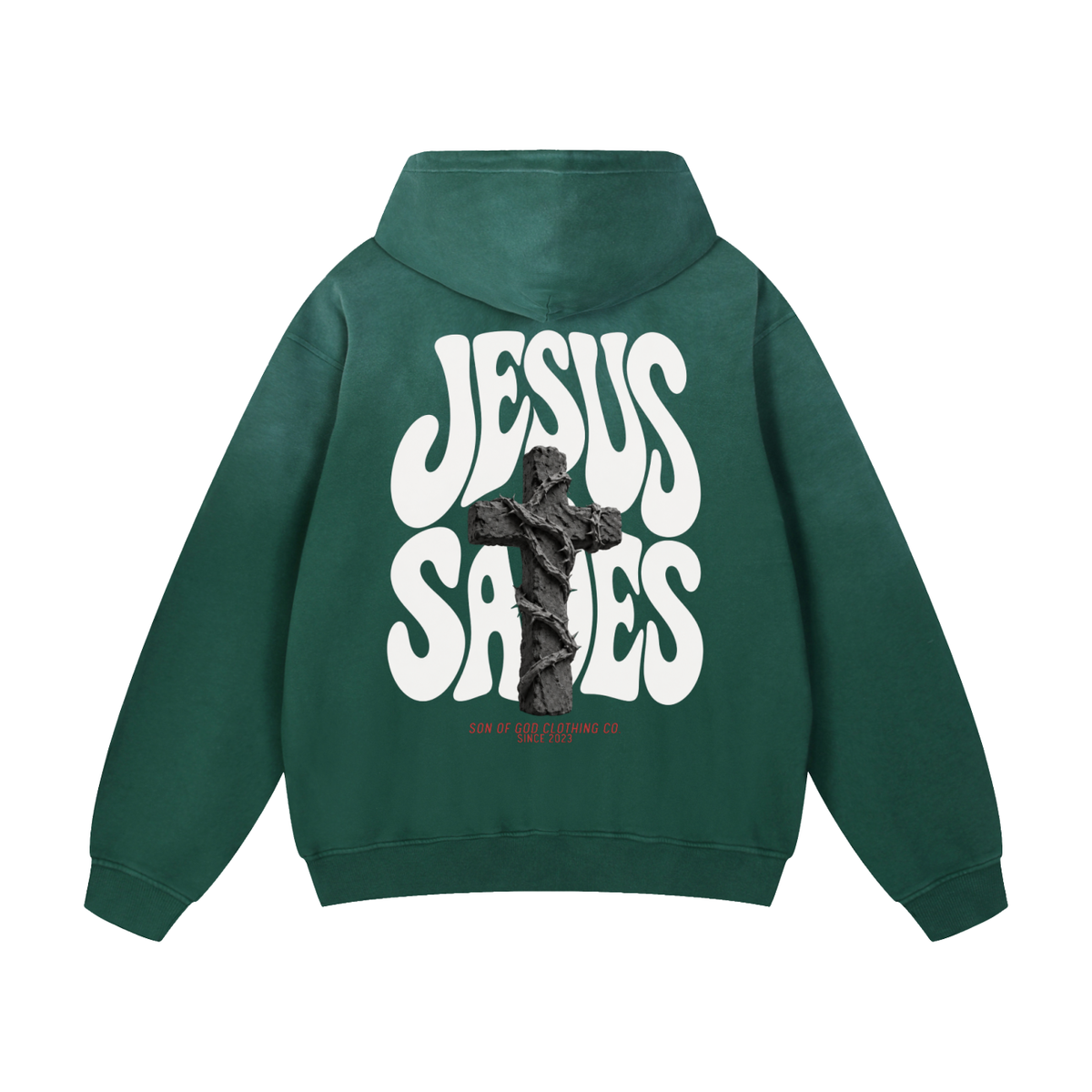 Jesus Saves Sunfade Hoodie
