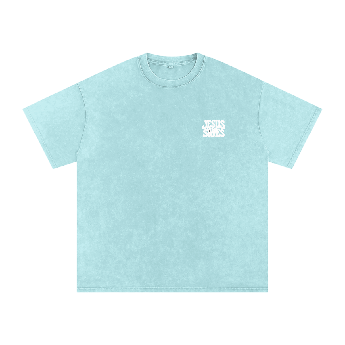 Jesus Saves Snow Washed Tee
