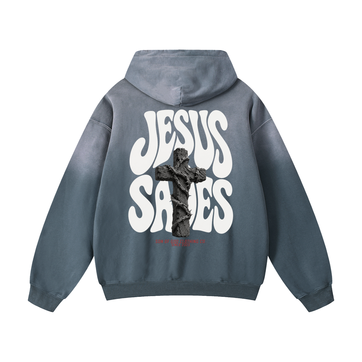 Jesus Saves Sunfade Hoodie