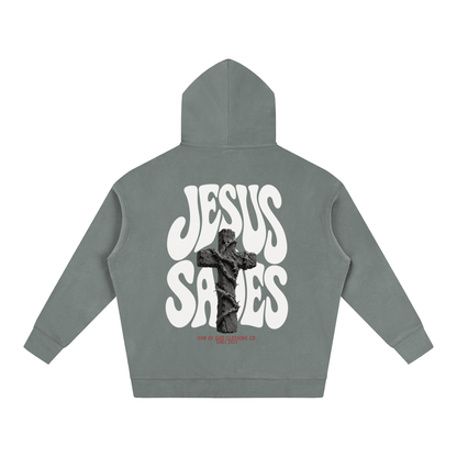 Jesus Saves Fleece Hoodie