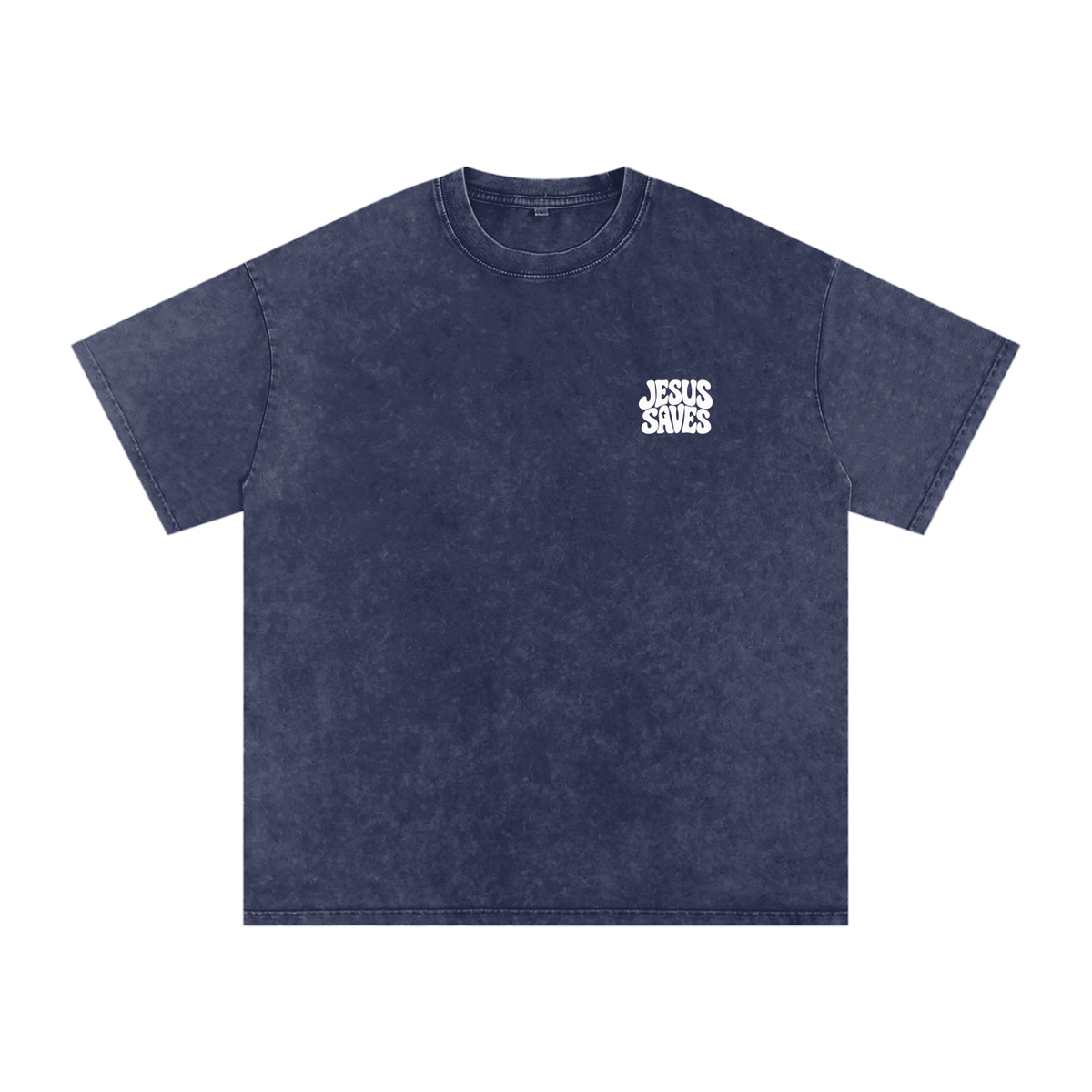 Jesus Saves Snow Washed Tee