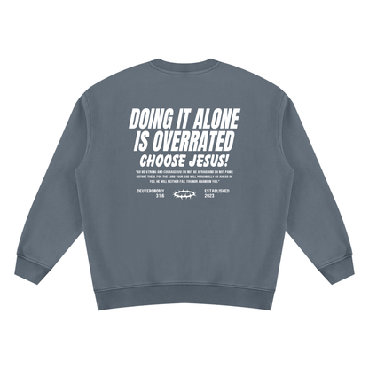 Unisex Vintage Wash Fleece Sweatshirt