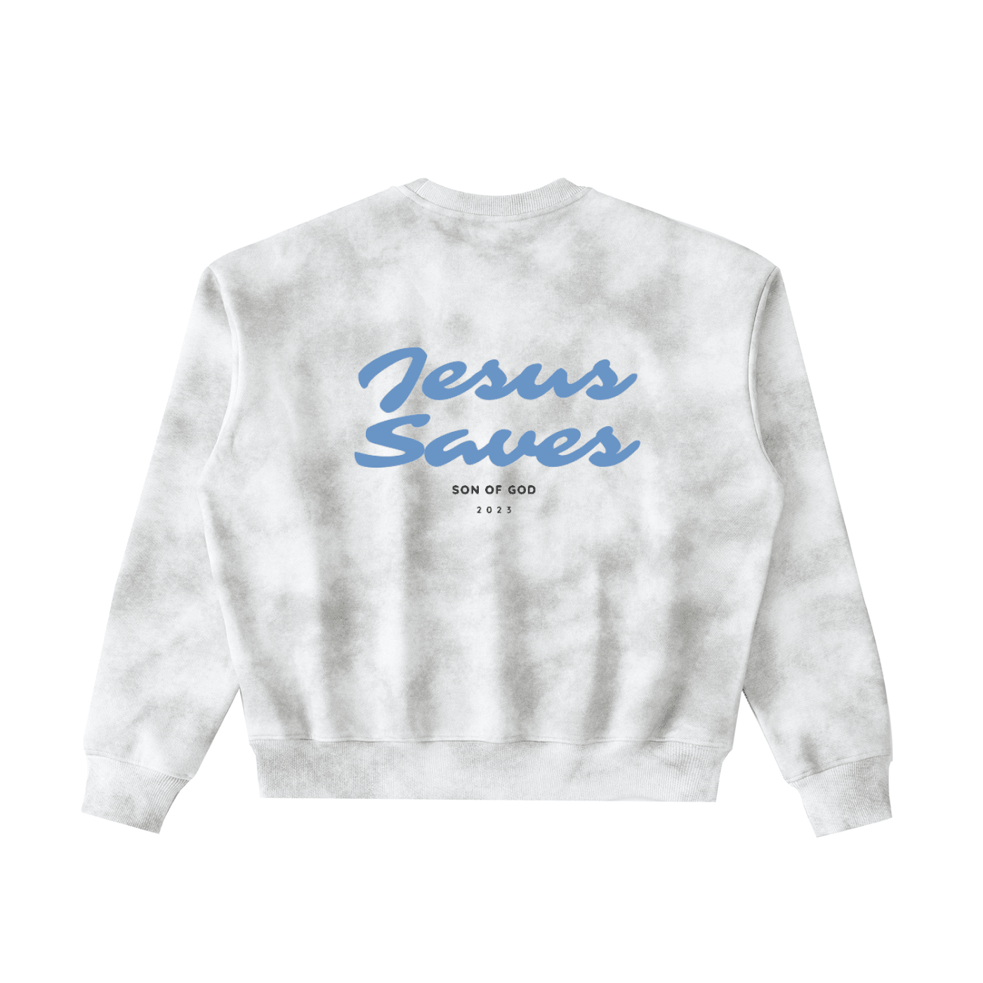 Dirty Washed Boxy Fleeced Sweatshirt - Son Of God