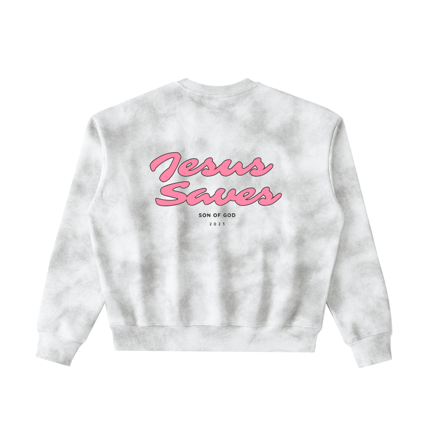 Dirty Washed Boxy Fleeced Sweatshirt - Son Of God