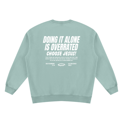 Unisex Vintage Wash Fleece Sweatshirt