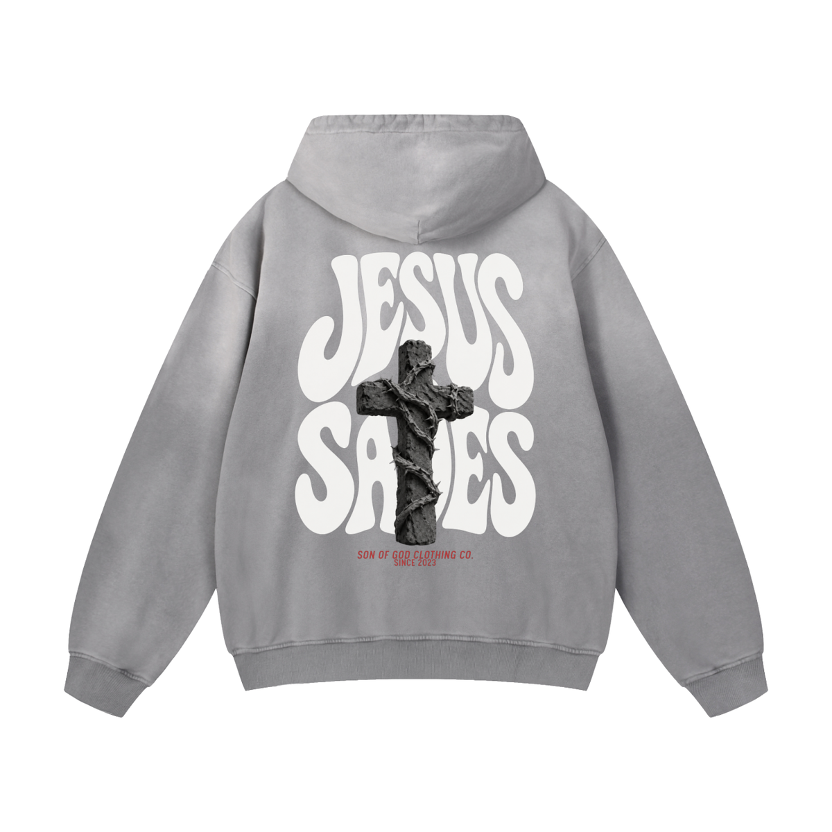Jesus Saves Sunfade Hoodie