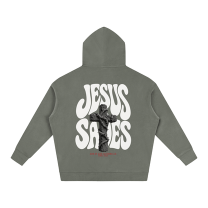 Jesus Saves Fleece Hoodie