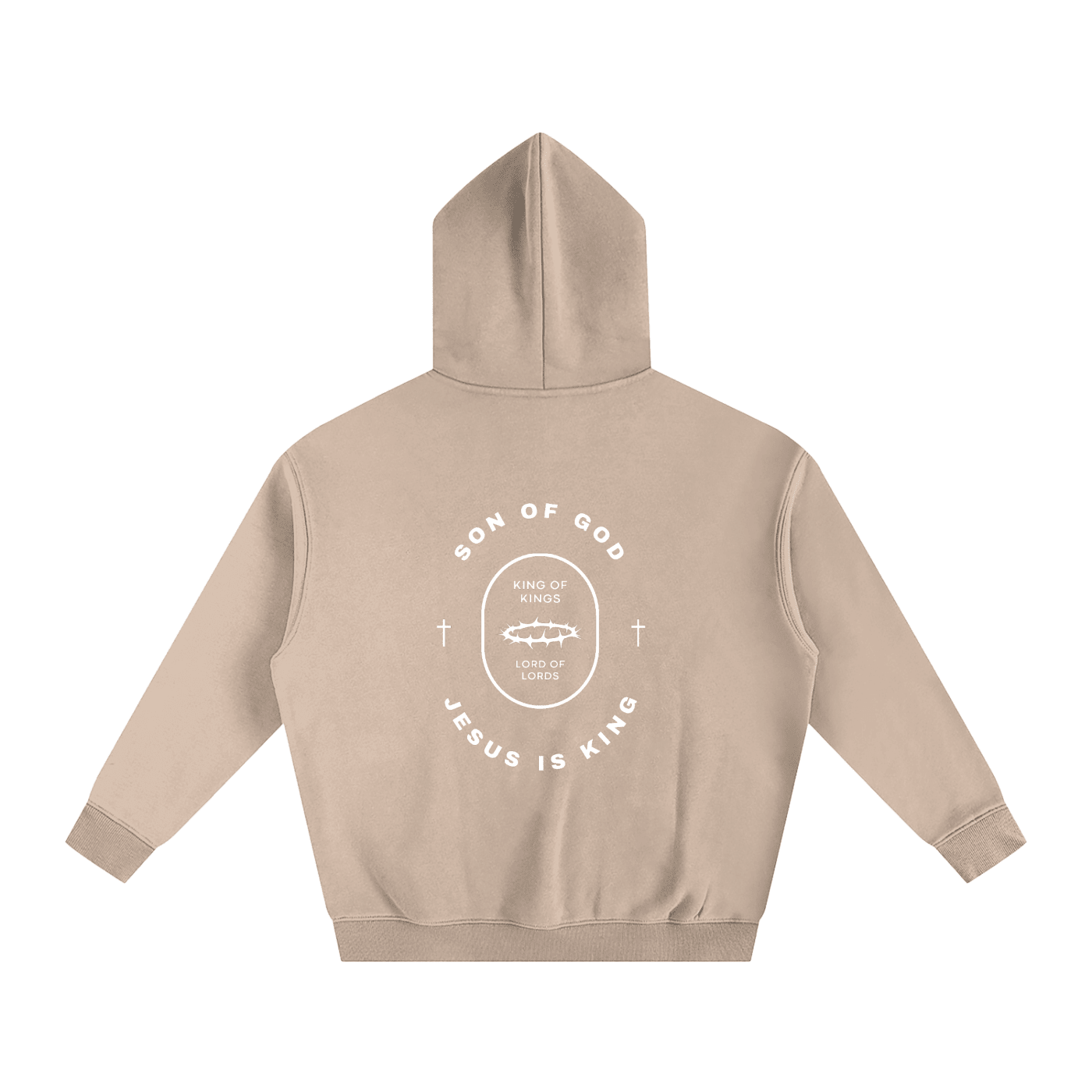 Oversize Fleeced Hoodie - Son Of God