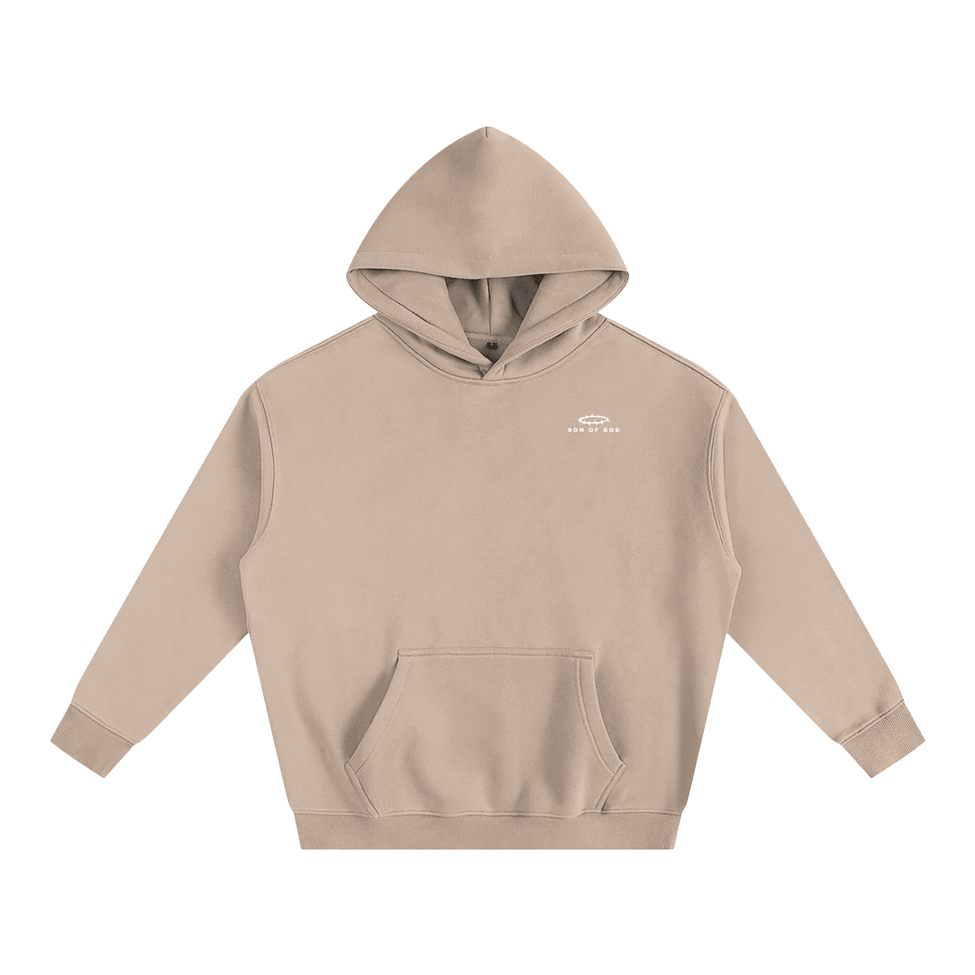 Oversize Fleeced Hoodie - Son Of God