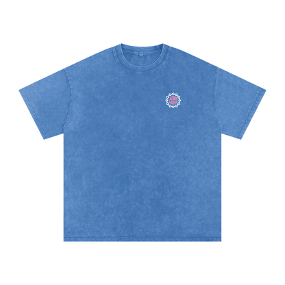 Snow Washed Oversized Cotton T-Shirt - Son Of God