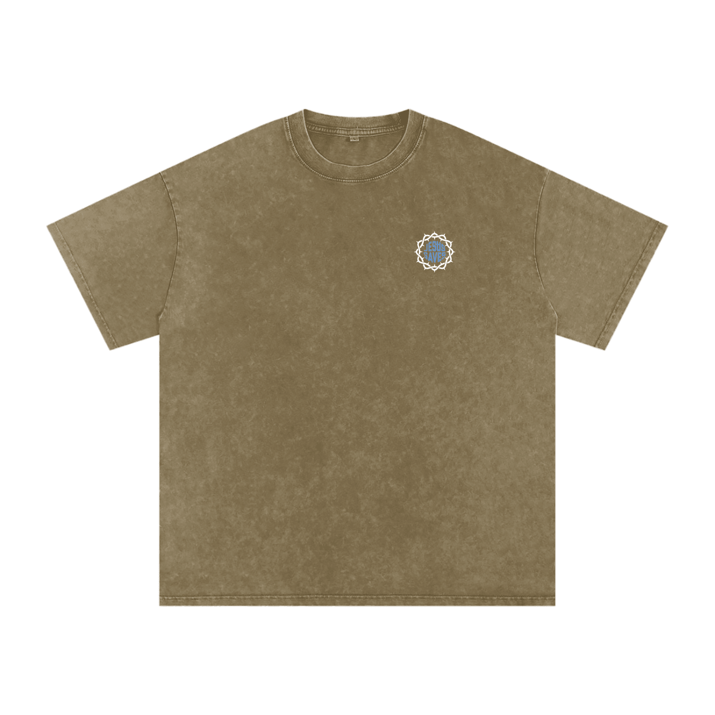 Snow Washed Oversized Cotton T-Shirt - Son Of God
