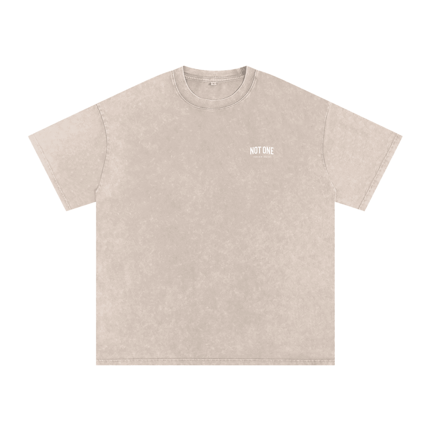 Snow Washed Oversized Cotton T-Shirt - Son Of God