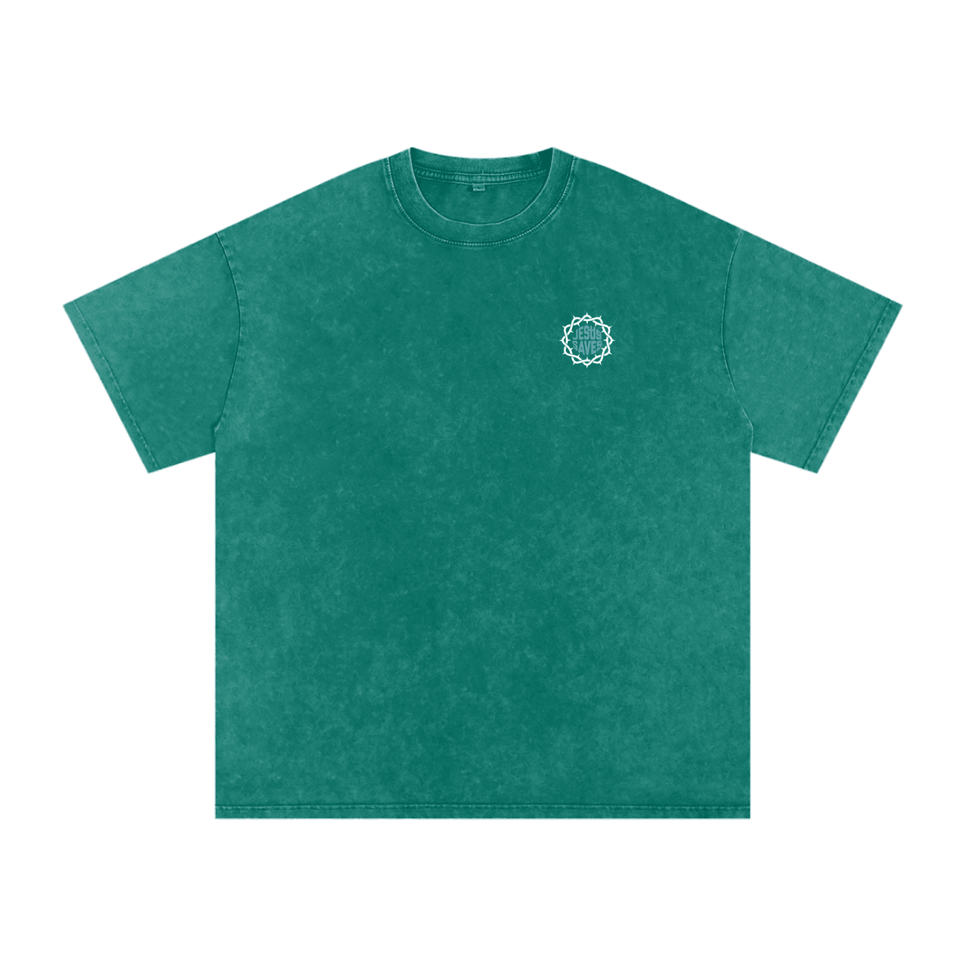 Snow Washed Oversized Cotton T-Shirt - Son Of God