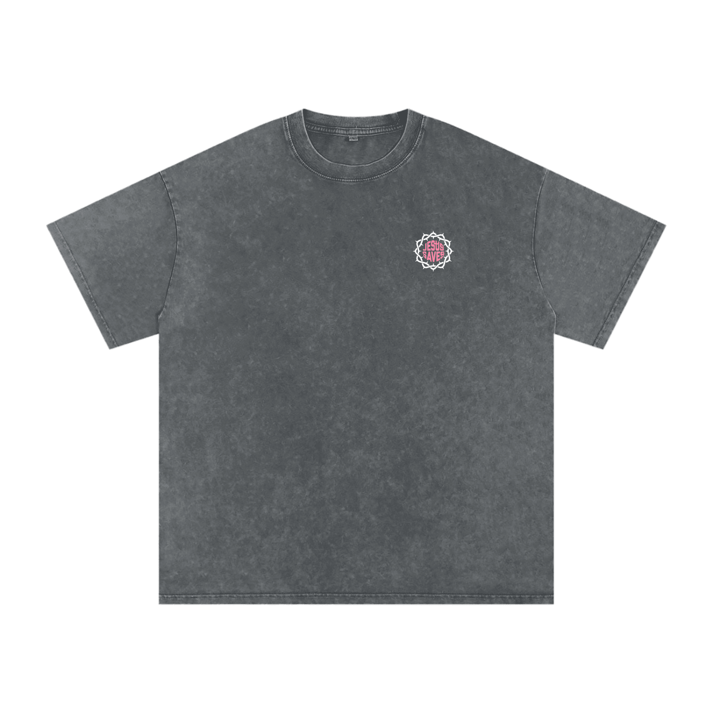 Snow Washed Oversized Cotton T-Shirt - Son Of God