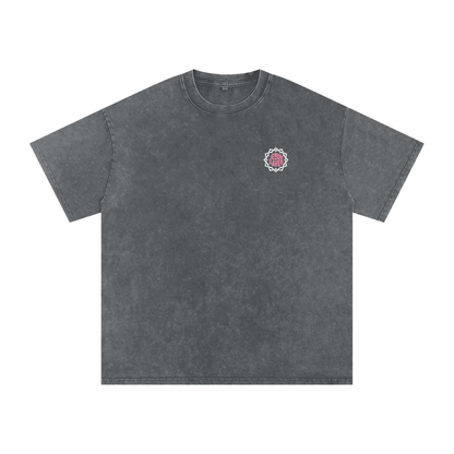 Snow Washed Oversized Cotton T-Shirt - Son Of God