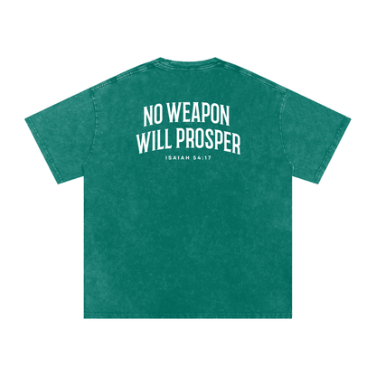 Snow Washed Oversized Cotton T-Shirt - Son Of God