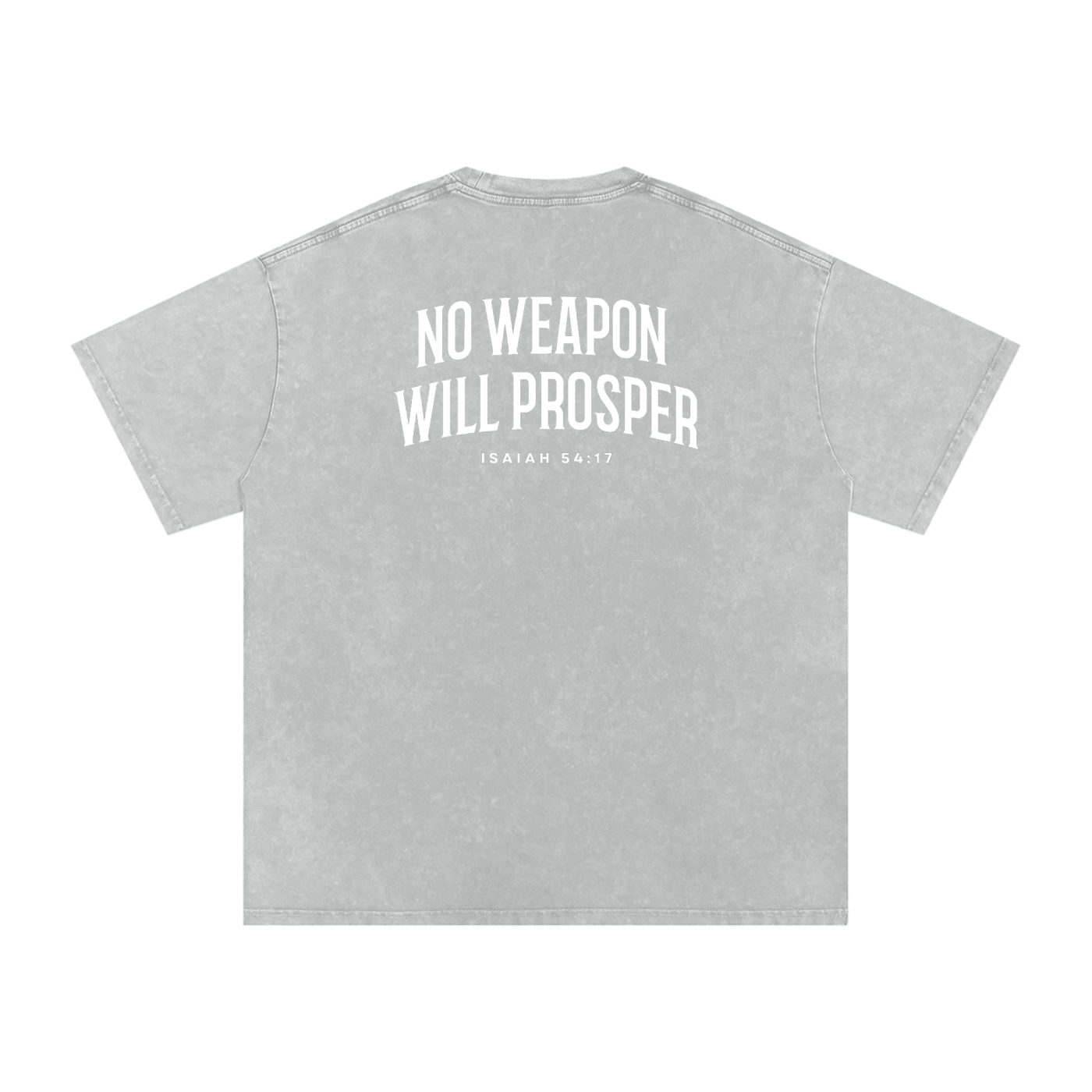 Snow Washed Oversized Cotton T-Shirt - Son Of God