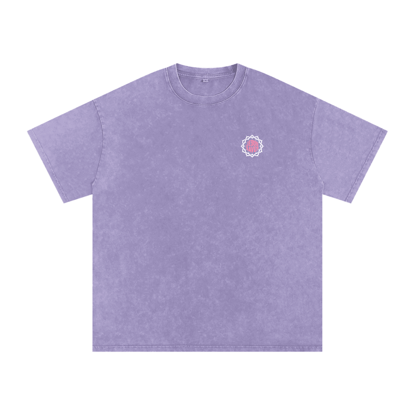 Snow Washed Oversized Cotton T-Shirt - Son Of God
