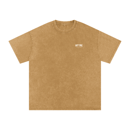 Snow Washed Oversized Cotton T-Shirt - Son Of God