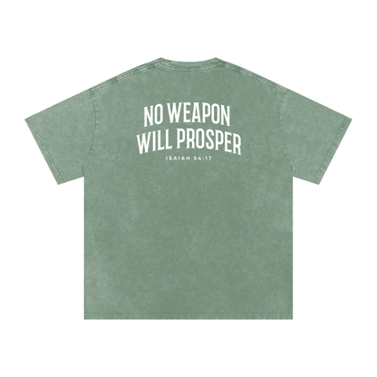 Snow Washed Oversized Cotton T-Shirt - Son Of God