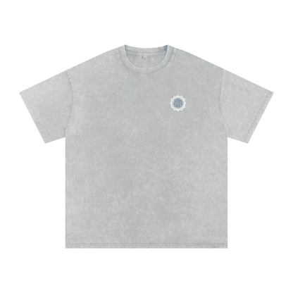 Snow Washed Oversized Cotton T-Shirt - Son Of God