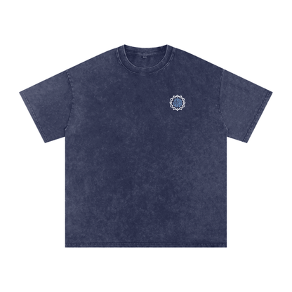 Snow Washed Oversized Cotton T-Shirt - Son Of God
