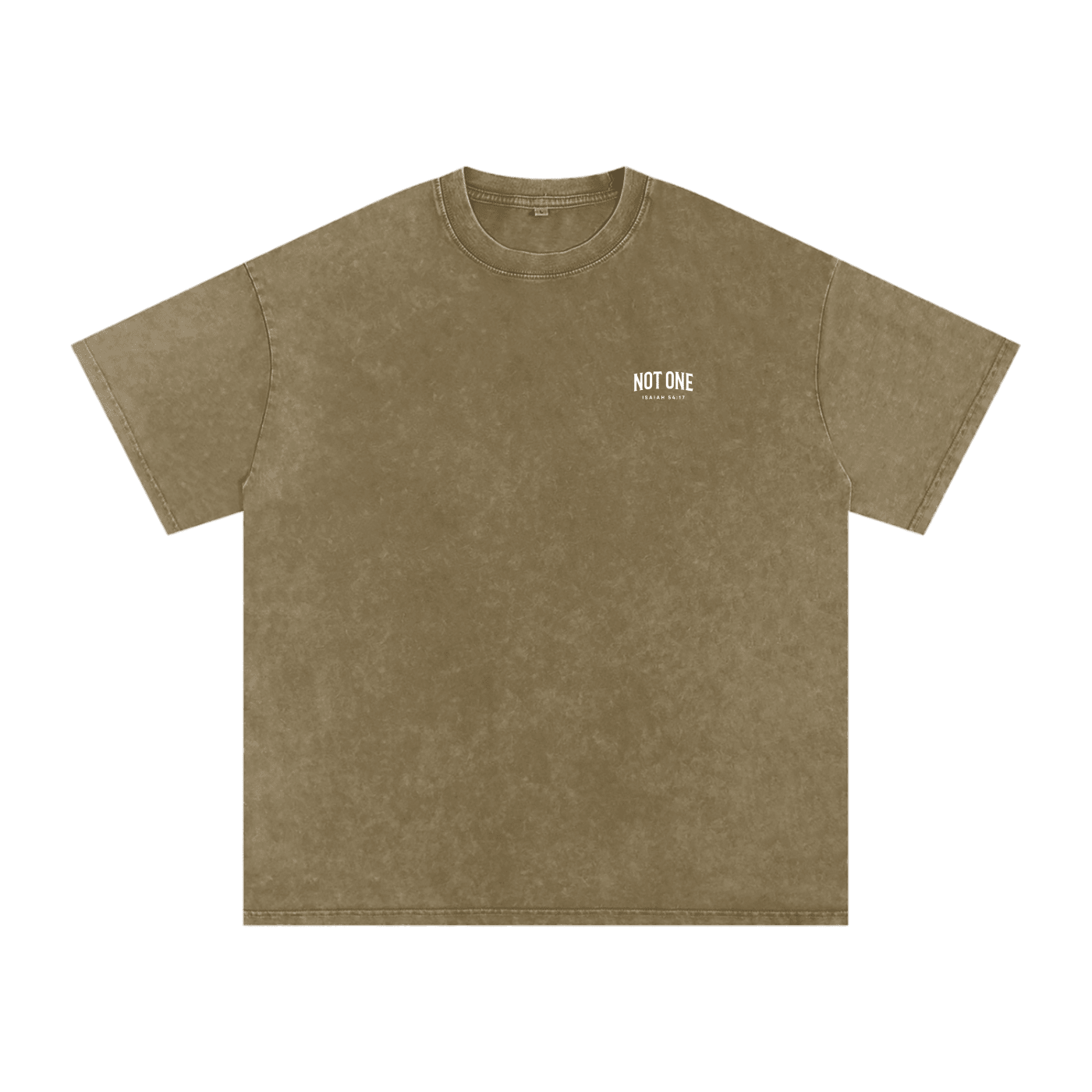 Snow Washed Oversized Cotton T-Shirt - Son Of God
