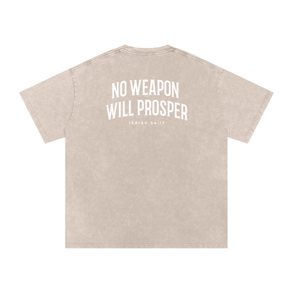 Snow Washed Oversized Cotton T-Shirt - Son Of God