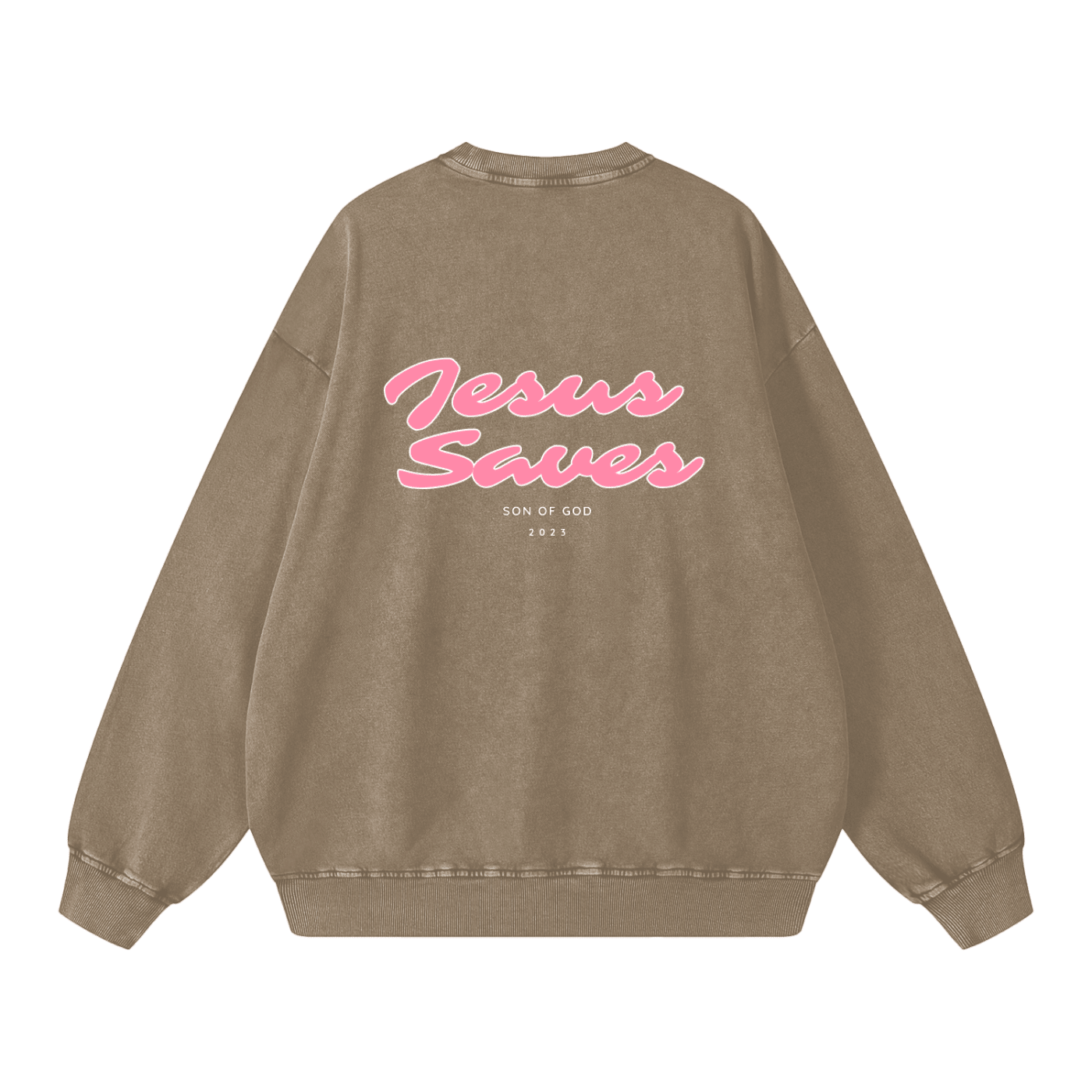 Snow Washed Oversized Sweatshirt - Son Of God