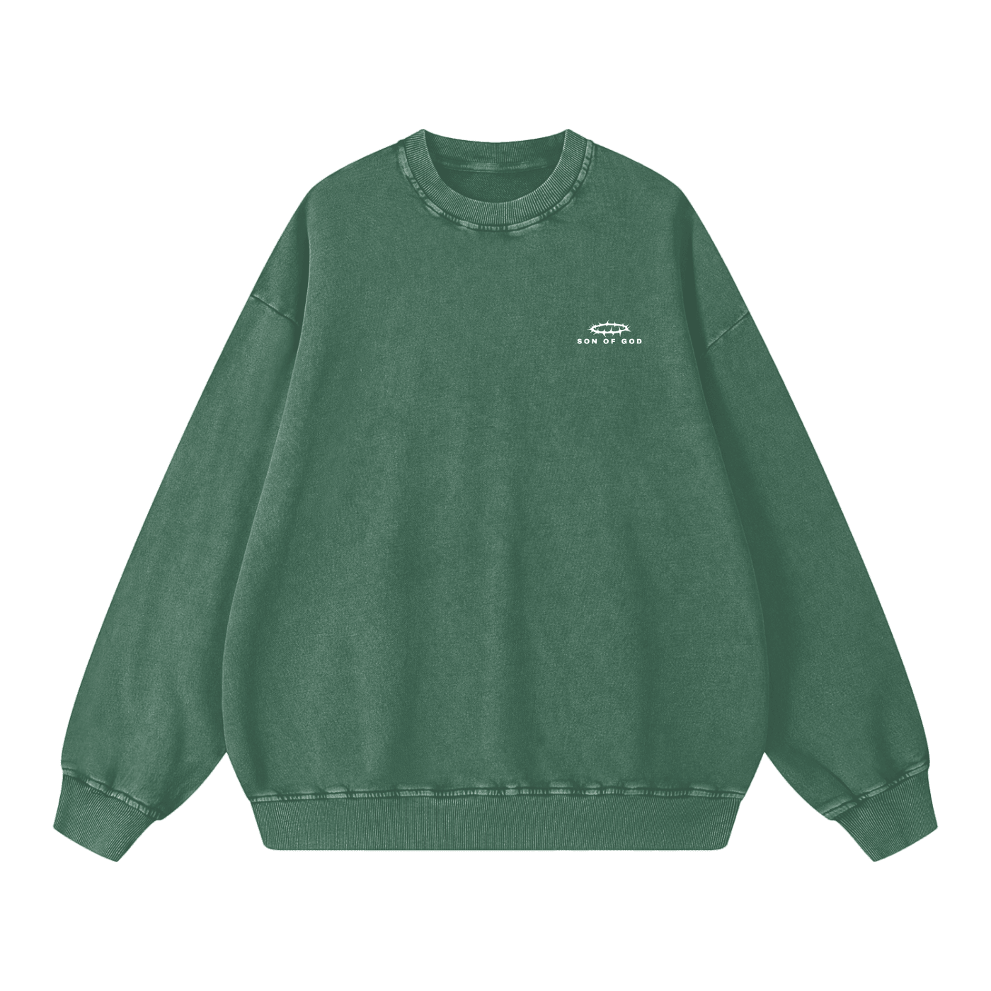Snow Washed Oversized Sweatshirt - Son Of God